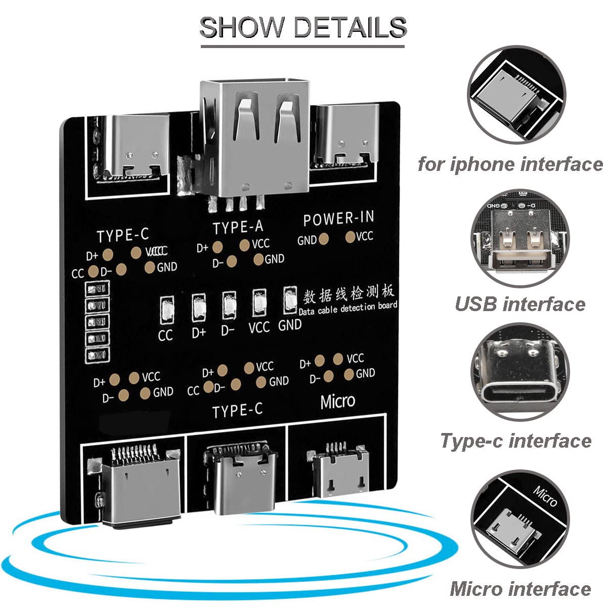DT3 Data Cable Detection Board - đánh giá và giá Co Detector Plug