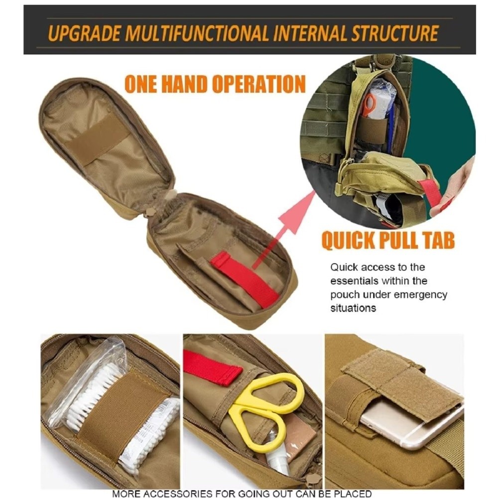 Portable First Aid Kit Drop Le - đánh giá và giá First Aid Bag Kit