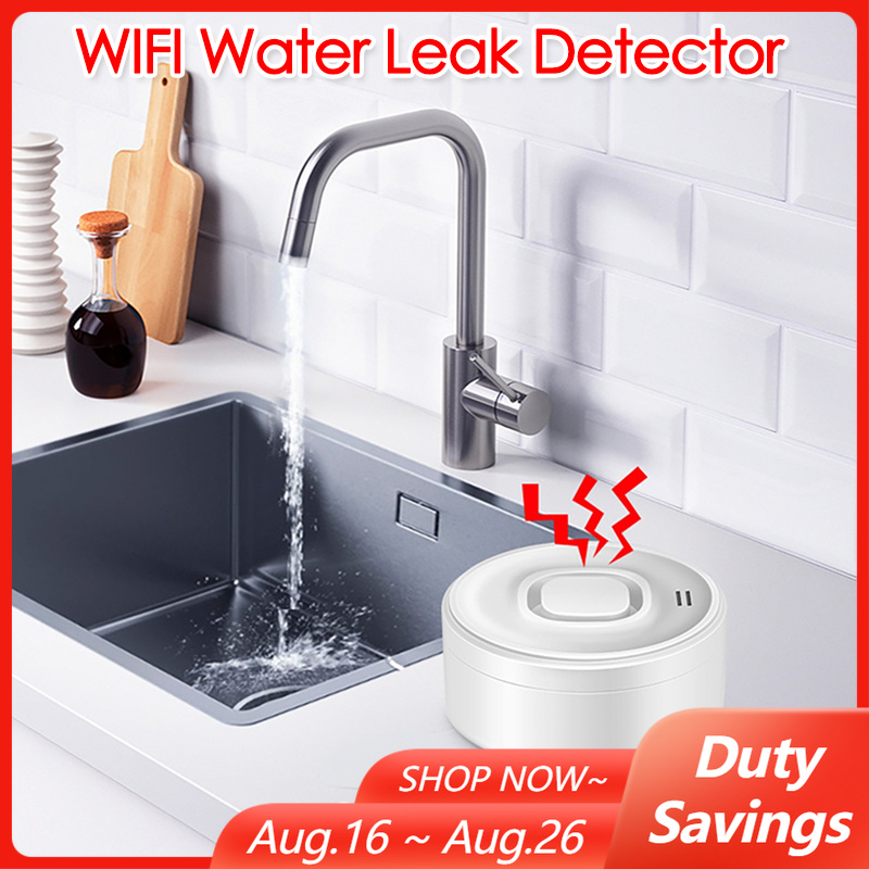 Smart WIFI Water Leak Detector - đánh giá và giá Water Alarm Sensor